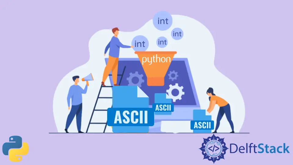 Konvertieren Sie Int in ASCII in Python