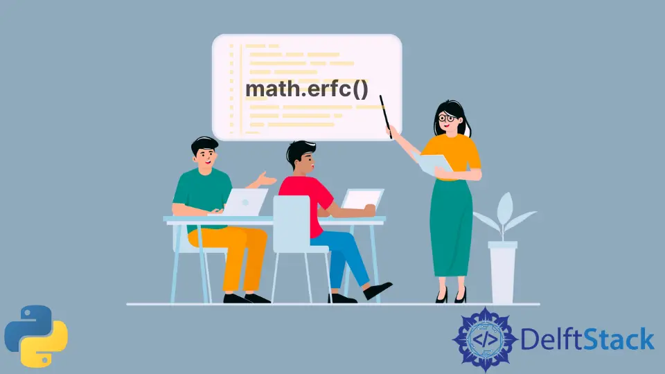 Python Math.erfc() Method