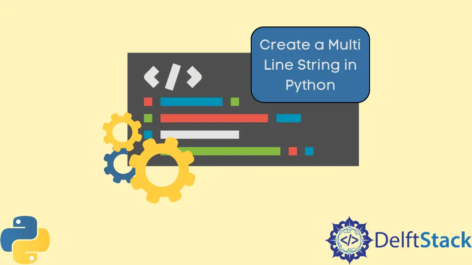 Erstellen eines mehrzeiligen Zeichenkette in Python