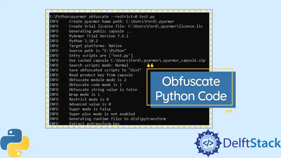 Python コードを難読化する