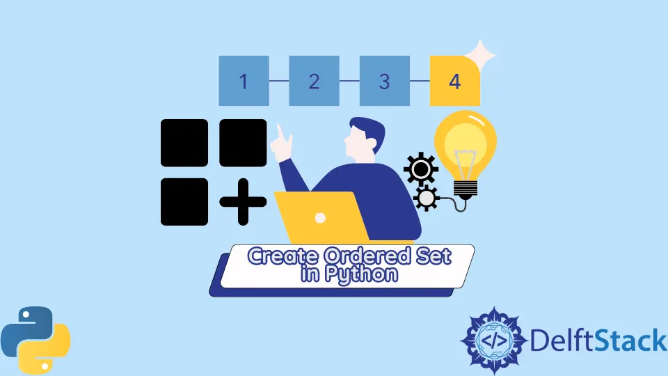 Crear conjunto ordenado en Python