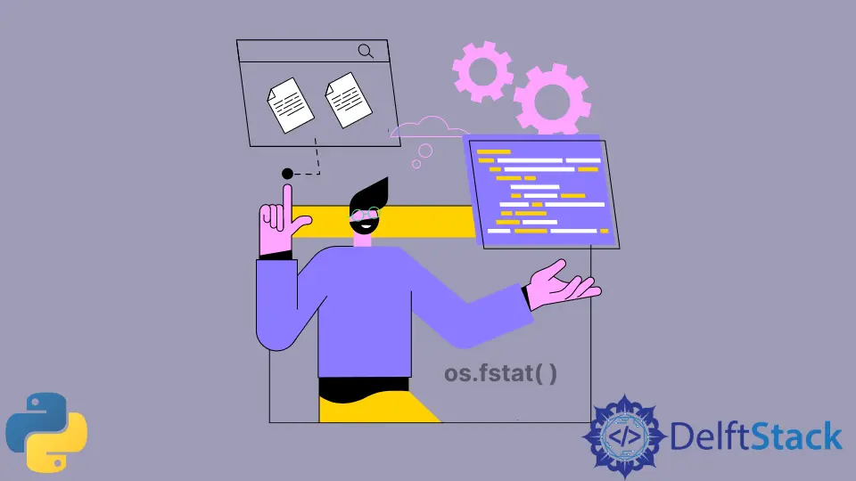 Python os.fstat() Method