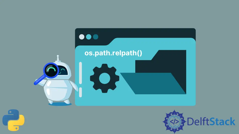 Python os.path.relpath() Method