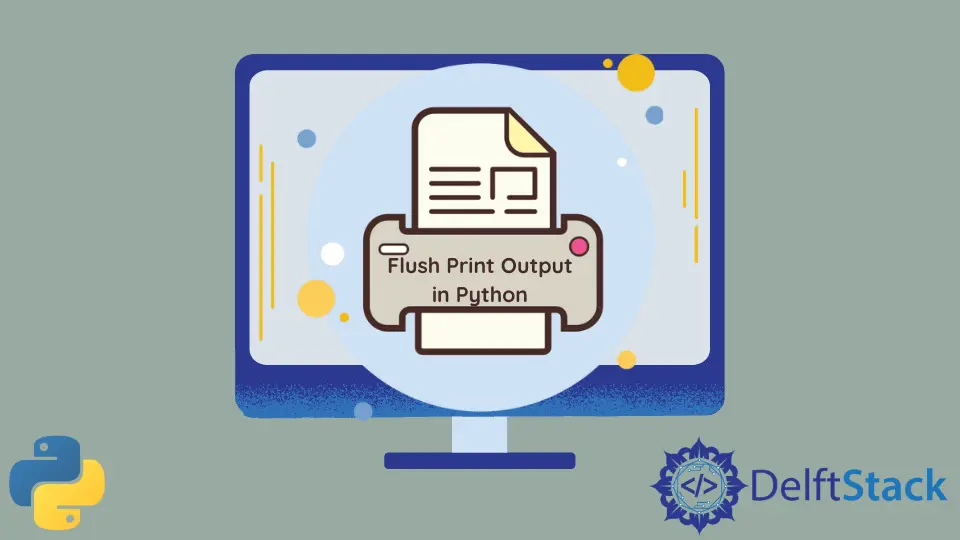 Flush Print Output in Python