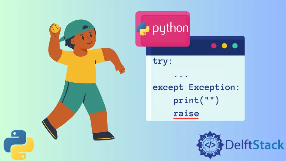 Relanzar excepción en Python