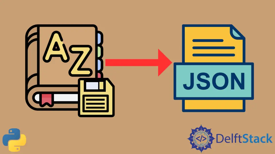 Salva il dizionario in JSON in Python