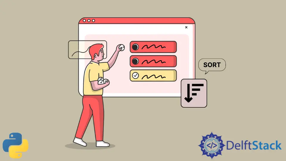 Ordina una lista in ordine decrescente in Python