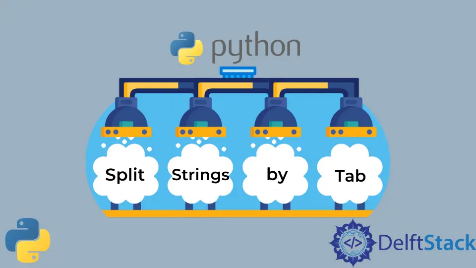 在 Python 中按 Tab 拆分字串