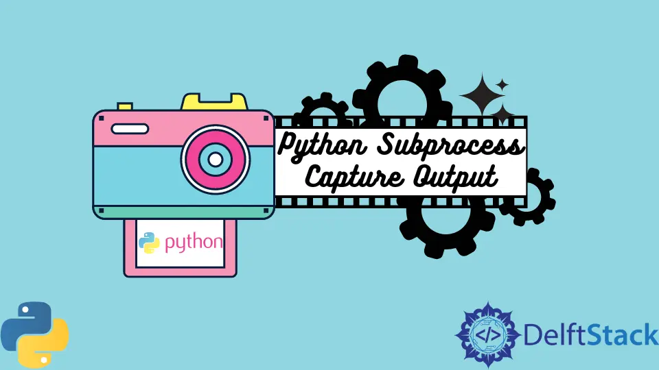 Salida de captura de subproceso de Python