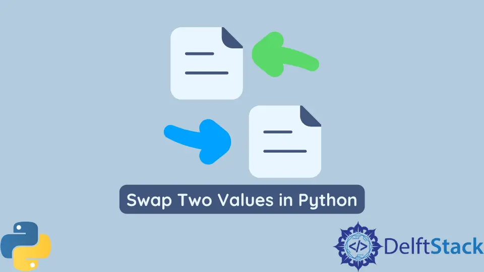 在 Python 中互换两个值