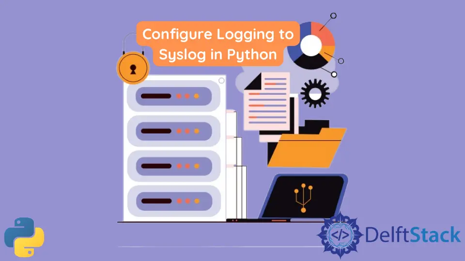 Python で Syslog にログを設定する