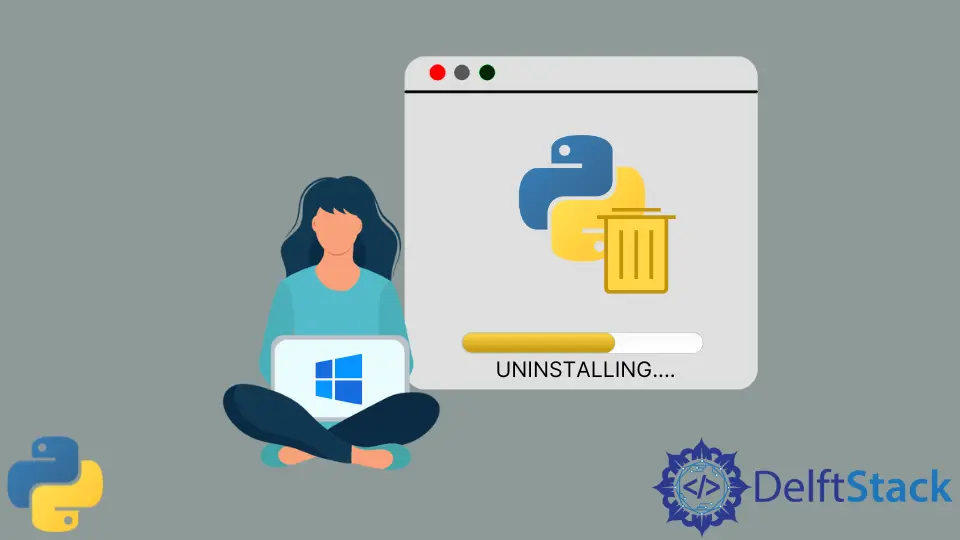 Disinstalla completamente Python da Windows