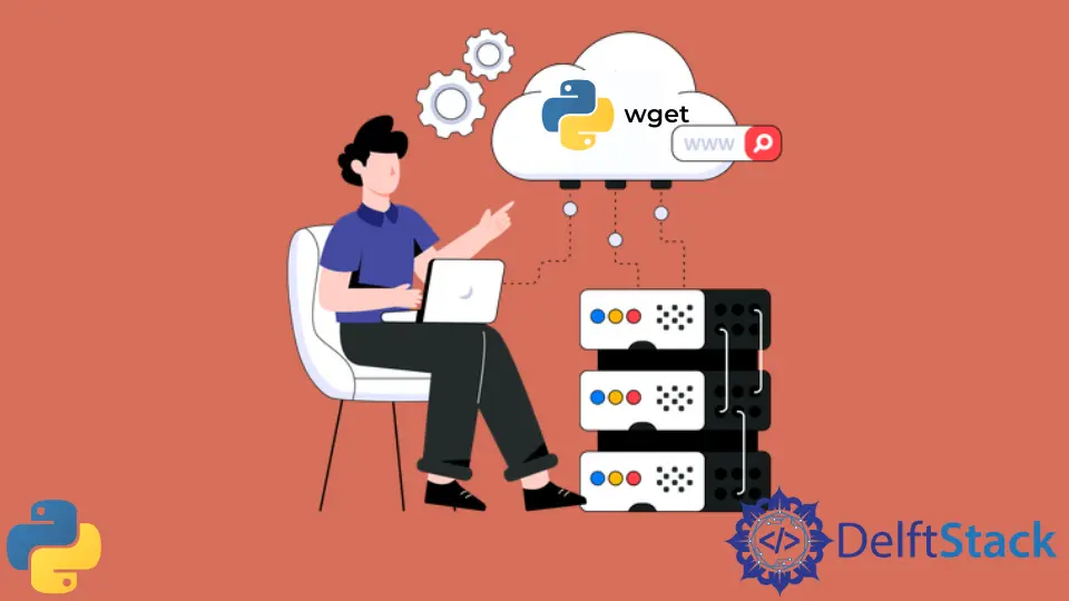 Use o comando wget em Python