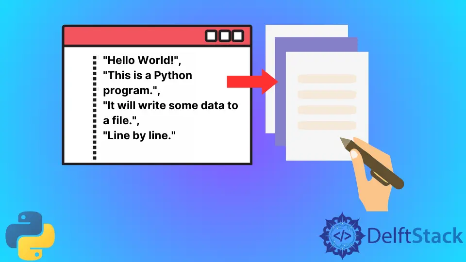 How to Write Line by Line to a File Using Python