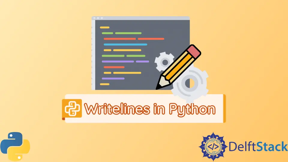 Difference between write and writelines in Python