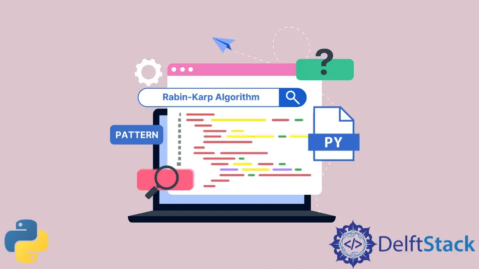 Rabin-Karp-Algorithmus in Python