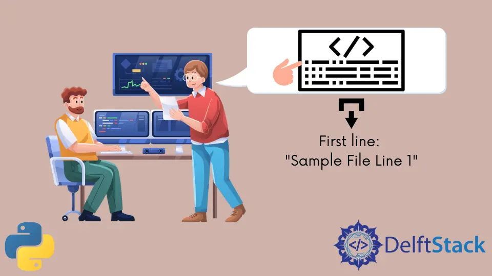 Leer la primera línea de un archivo en Python