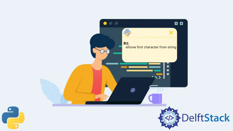 How to Remove the First Character From the String in Python