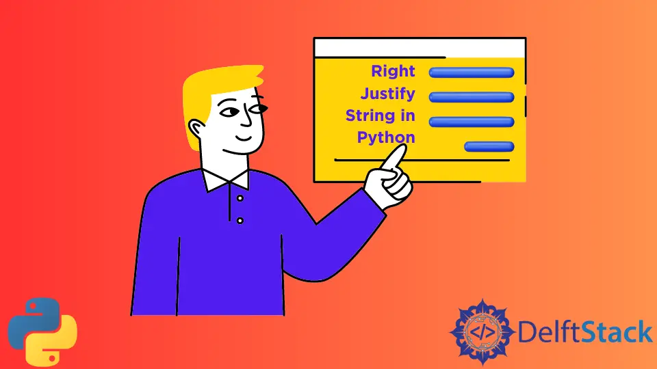 How to Right Justify String in Python