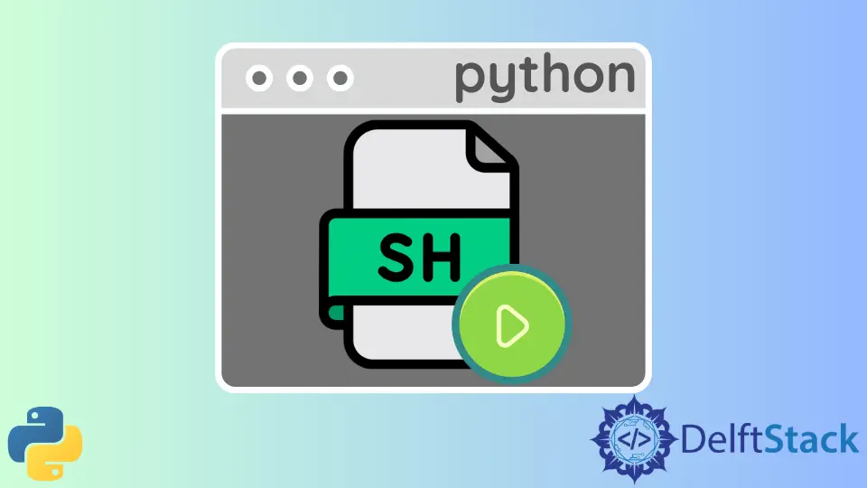 在 Python 中运行 Bash 脚本