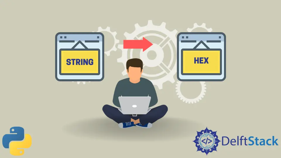 Cadena a hexadecimal en Python