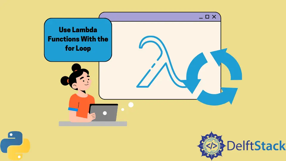 Lambda-Funktionen mit der for-Schleife in Python verwenden