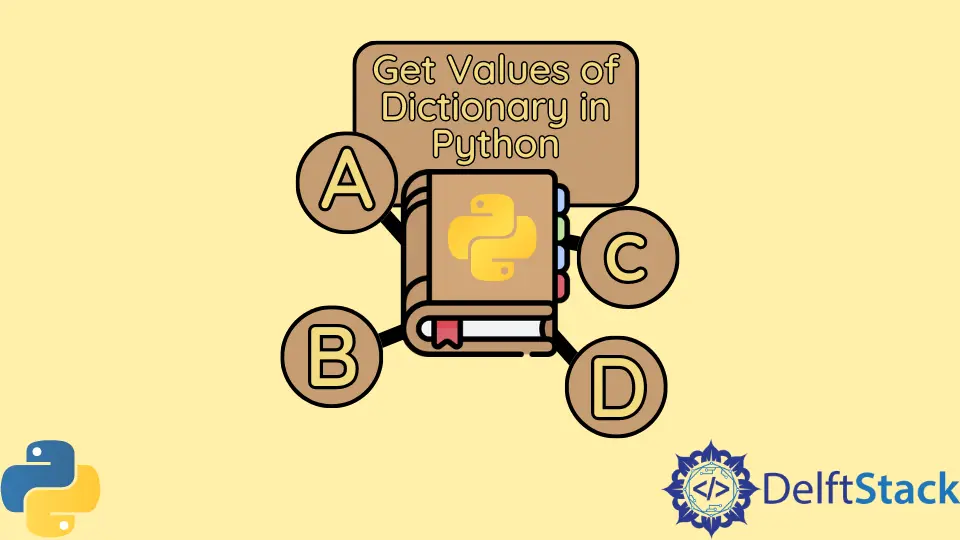 Obtenha os valores do dicionário em Python