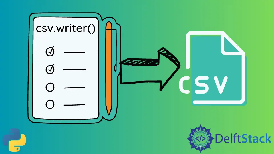 Comment écrire une liste au format CSV en Python