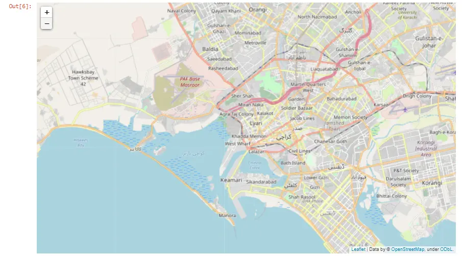 Python Folium Simple Map