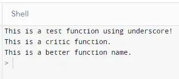 function naming convention in python
