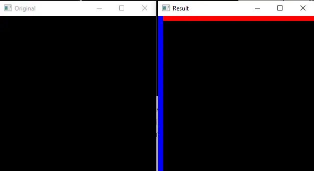 image point row column