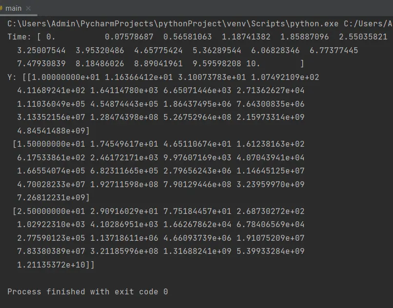 imitate ode45 using solve_ivp