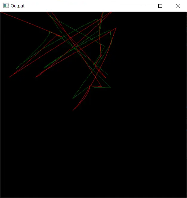 Filtro Kalman usando opencv en Python