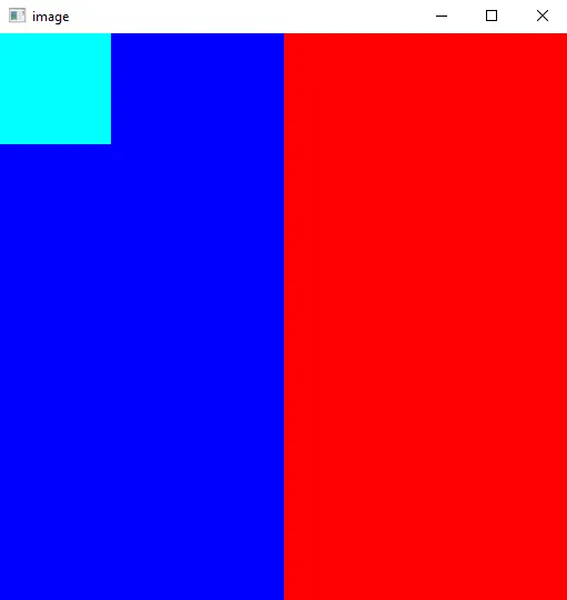 imagen de varios colores usando numpy