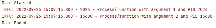 output for multiprocessing logging