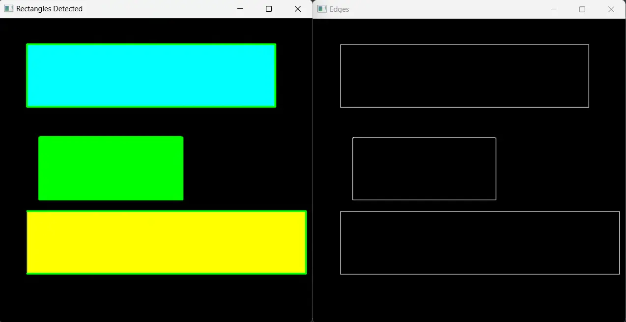 opencv detect rectangle output 2