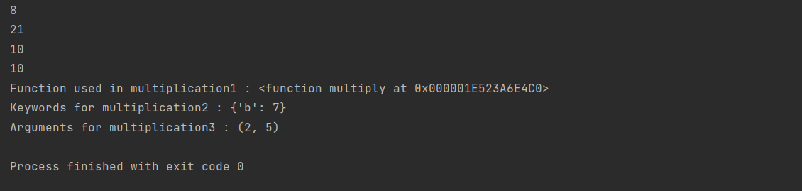 Python Functools Partial - Output 1