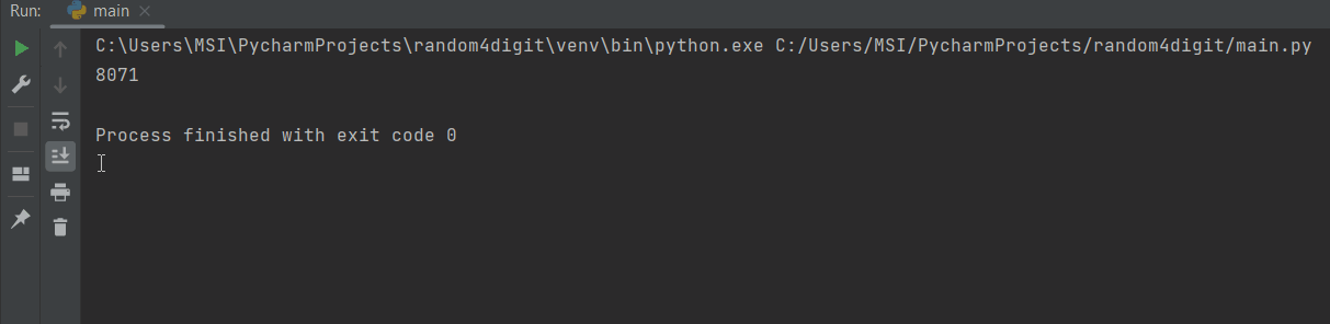 Generate Random 4 Digit Number in Python | Delft Stack