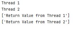 Python Threading Return Value - Output 1