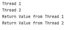 Python Threading Return Value - Output 2