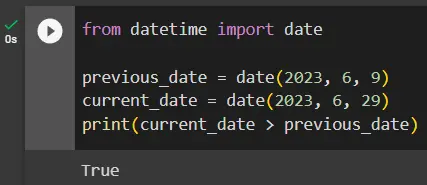 python compare dates using date