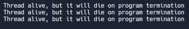 python kill thread - output 3