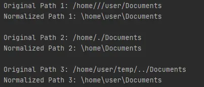 python os path normpath output 1