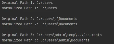 python os path normpath output 2