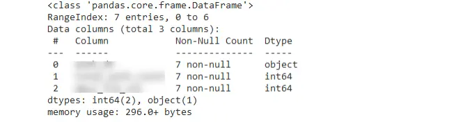 python teradata 연결 - teradataInfo