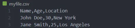 python write arrray to csv output 3