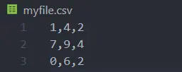 python write arrray to csv output 4