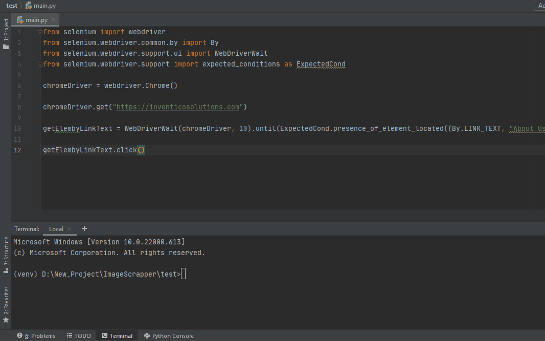 Selenium Web Driver Explicit Wait Example in Python