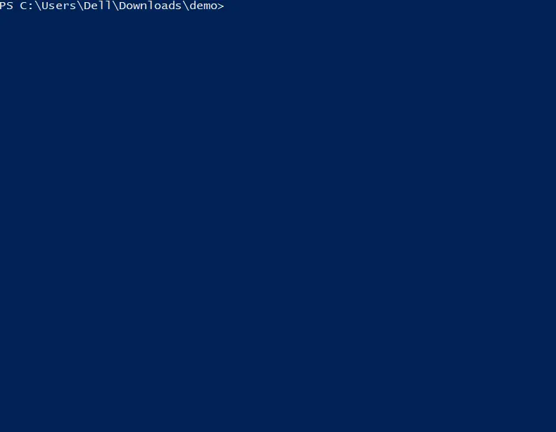 Comandos de terminal en el símbolo del sistema