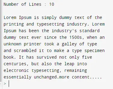 text wrap in python example with limiting number of lines